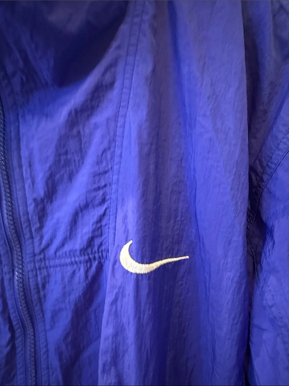 Vintage 90s Nike Blue Windbreaker Jacket Youth XL 16-18